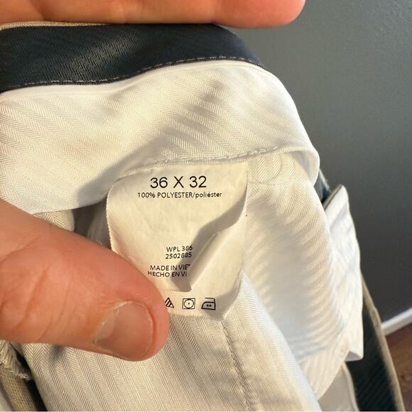 Kenneth Cole Tan Slim Fit Trousers Size 36x32 - Picture 4 of 4